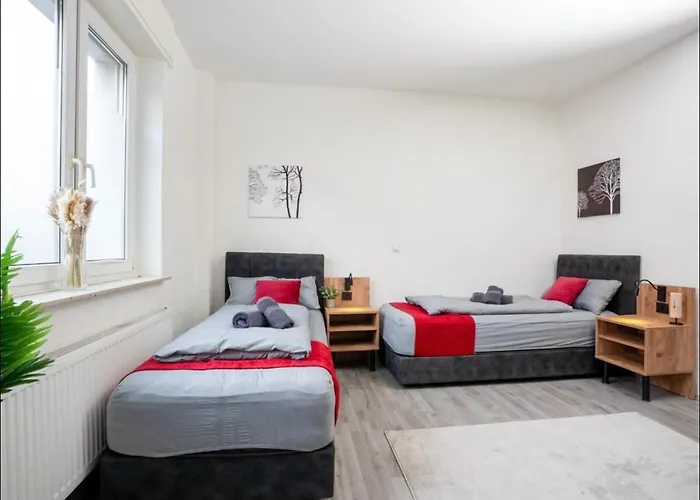 Livemore24 - Space In West 24-7 Check-in Apartman Herten